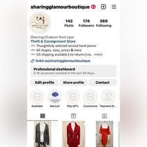 Follow me on Instagram @sharingglamourboutique